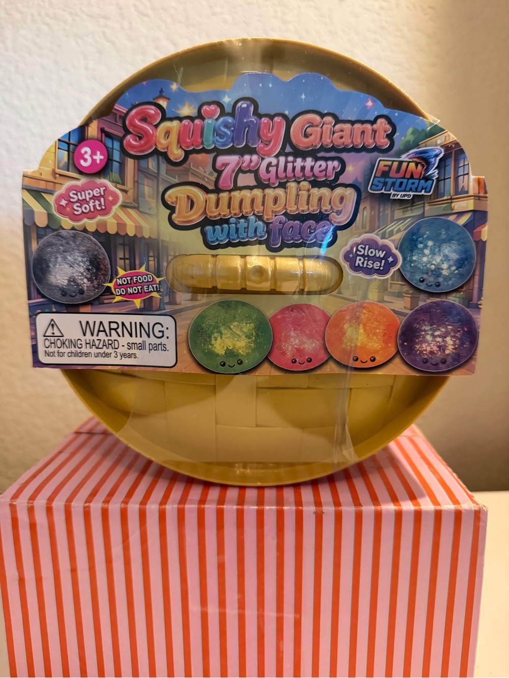 🌟🌟🌟 7” GIANT GLITTER DUMPLING-SQUISH!!!🌟🌟🌟